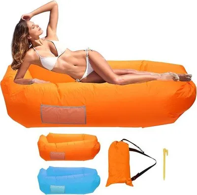Produktbild von Famanu Aufblasbare Liegestuhl - Ergonomisches Design - Wasserfest
