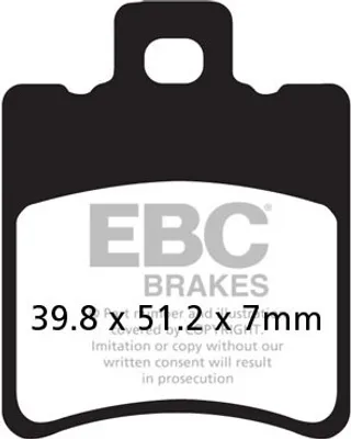 Zdjęcie produktu dla Klocki Hamulcowe Moto  Yamaha Yn 50 Neos (4T) (5C3) (09-14)  Ye 50 Zest (93-95)/  Cw 50 Rs (96-97)/  Bws 50 R
