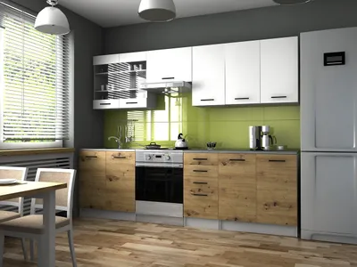 Obrázek produktu pro Kuchyňská linka PAMELA 260x200 - Bílá + artisan -