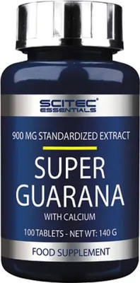 Produktbild von Scitec Nutrition Super Guarana 100 tablets / Guarana / Guarana-Extrakt, angereichert mit Kalzium