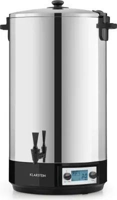 Image de Stérilisateur de bocaux électrique - Klarstein KonfiStar 60 Digital - 60 litres - robinet - 100°C