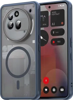 Produktbild von Matte Case Magsafe Hülle für Nothing Phone 3A Pro Schutzhülle Kratzfest Passgenau in Blau