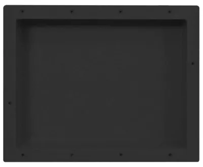 Produktbild von vidaXL Duschnische Mattschwarz 41x51x10 cm