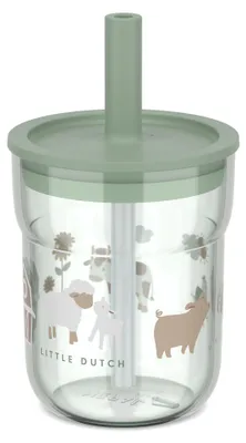 Produktbild von Mepal - Kinderbecher + Strohhalm Mio Little Dutch - 250 ml - Little Farm