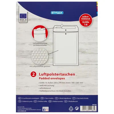 Image de Pochette à bulles d'air taille 14 pack de 2