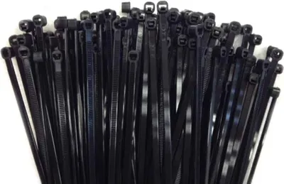 Produktbild von 100 Kabelbinder 530x7,6mm schwarz (UV-stabilisiert) PA6.6