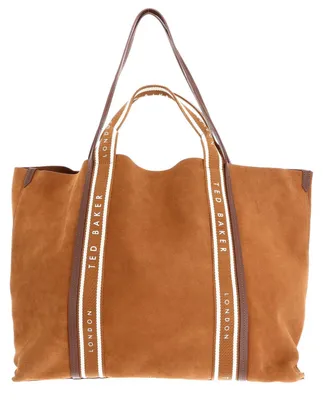 Produktbild von Ted Baker Leder Laurrel Suede Webbing Detail Large Shopper Brown hellbraun