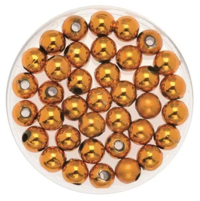 Produktbild von Glorex Deko Perlen 6 mm 75 g, orange