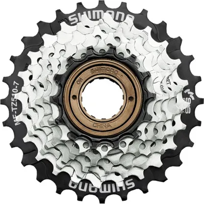 Produktbild von Shimano Tourney MF-TZ510 Kassette Schraubkranz Ritzelpaket Schaltkassette Freilauf MTB Mountainbike Trekking Bike 14-28 Zähne