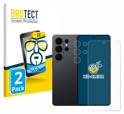 Produktbild von 2x Für Samsung Galaxy S26 Ultra (Display+Kamera) Schutzfolie BROTECT Displayschutz Display Schutz Folie Klar Transparent