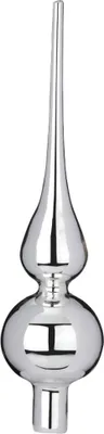 Produktbild von Christbaumspitze 26cm Silber Glanz