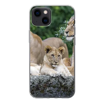Produktbild von MuchoWow® Handyhülle Schutzhülle Hülle für iPhone 13 mini Löwen - Tiere - Jungtiere Silikon Softcase Handy Hülle - Softcase