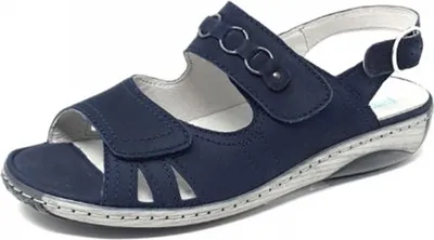 Image de Waldläufer Garda Largeur G Sandale Bleu