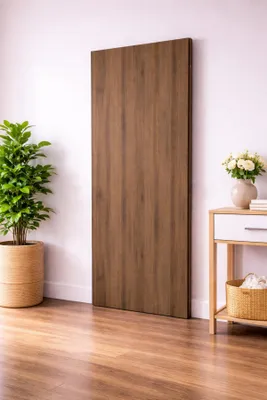 Immagine prodotto di Porta scorrevole in noce chiaro H204 x L93 cm Gd Menuiseries