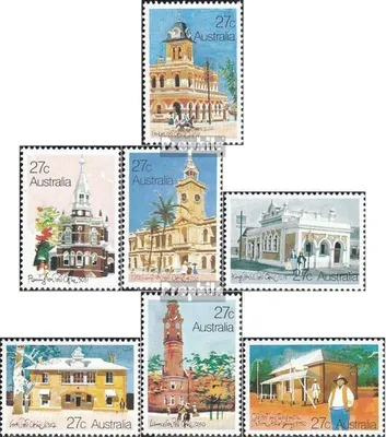 Produktbild von Briefmarken Australien 1982 Mi 795-801 (kompl.Ausg.) postfrisch Postgebäude