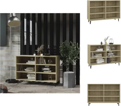 Produktbild von vidaXL Sideboard Sonoma-Eiche 103,5x35x70 cm Holzwerkstoff -  Sideboards