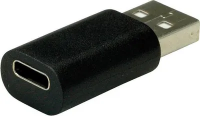 Image de Valeur VALEUR 12.99.2995 câble changeur de genre USB Type-A USB Type-C Noir