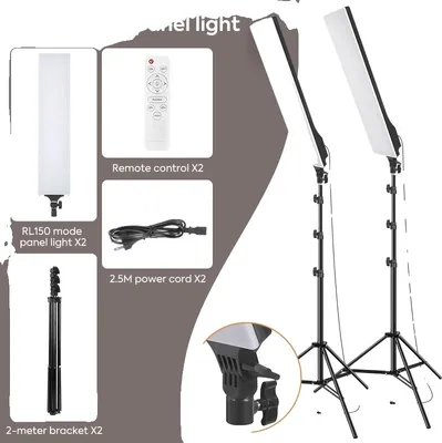 Obrázek produktu pro Sada LED světel pro video, CRI 96+, nastavitelný jas, HNĚDÁ barva