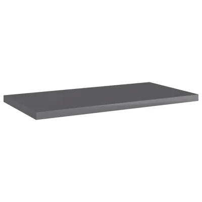 Produktbild von vidaXL Bücherregal-Bretter 8 Stk. Hochglanz-Grau 40x20x1,5 cm