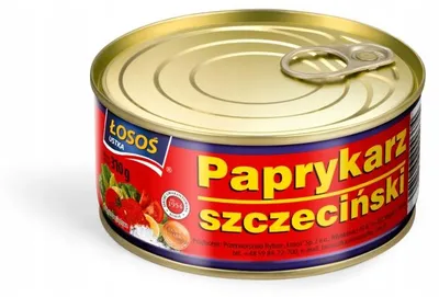 Zdjęcie produktu dla Paprykarz szczeciński Łosoś Ustka 0,31 kg