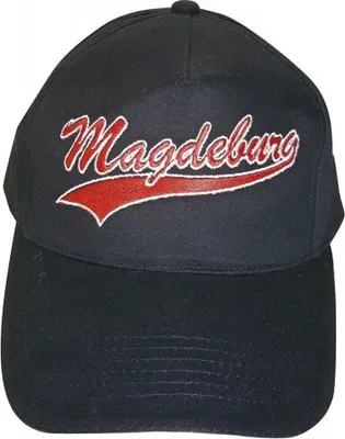 Produktbild von Baseballcap mit Einstickung - MAGDEBURG - 68865 schwarz