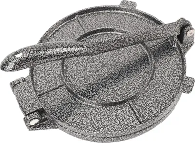 Produktbild von Tortillapresse, 16 cm (6,3 Zoll), manuelle Tortillapresse aus Aluminiumlegierung für Tacos, Roti und Pfannkuchen mit stabilem Griff, 20 x 16 cm