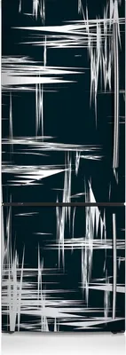 Produktbild von Aufkleber Kühlschrankmagnete Dekoration Kühlschrankfolie 60x180 cm - Weiße Kratzer