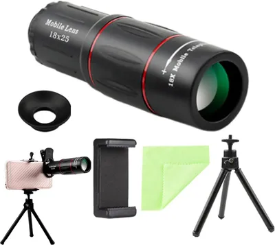 Produktbild von Monokular-Teleskop mit kompaktem optischem Zoom und tragbarer Linse für klare Sichtweiten, geeignet für Vogelbeobachtung, Konzerte, Wanderungen, Tierbeobachtung und Reisen