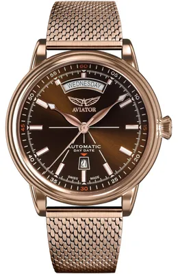 Zdjęcie produktu dla Zegarek  Aviator V.3.20.2.226.5 różowe złoto