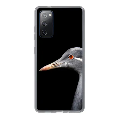 Produktbild von MuchoWow® Handyhülle Schutzhülle Hülle für Samsung Galaxy S20 FE Kraniche auf schwarzem Hintergrund Silikon Softcase Handy Hülle