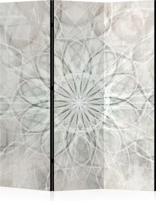 Zdjęcie produktu dla LUMASOUL Parawan dwustronny, parawan do wnętrz, motyw boho, 135 x 172 cm