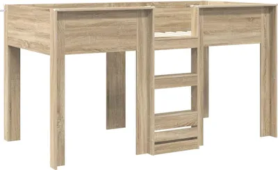 Immagine prodotto di vidaXL Letto a castello per bambini Sonoma rovere 100 x 200 cm materiale a base di legno