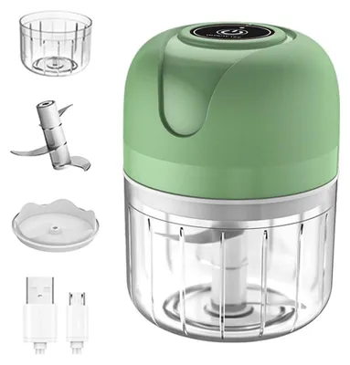 Produktbild von Elektrischer Zerkleinerer 250ml Knoblauchhacker USB Multizerkleinerer