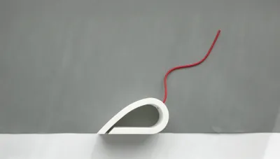 Produktbild von Türstopper Türkeil Türpuffer Doorstop House Mouse® ARTIKEL-Design weiss-rot