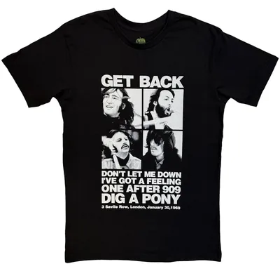 Zdjęcie produktu dla The Beatles 3 Savile Row Black XL Koszulka