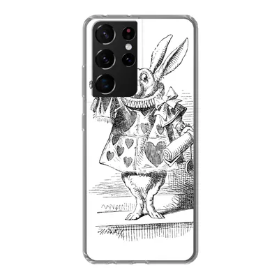 Produktbild von MuchoWow® Handyhülle Schutzhülle Hülle für Samsung Galaxy S21 Ultra Alice im Wunderland Silikon Softcase Handy Hülle - Mobiltelefon