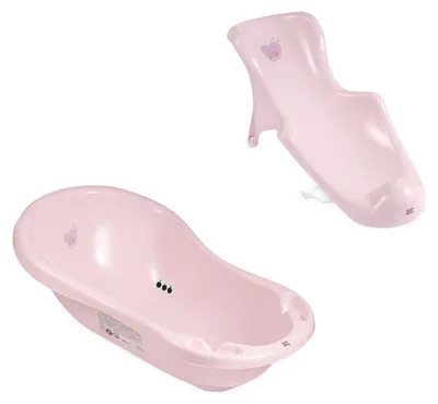 Produktbild von Hylat Baby Baby Badewanne Set mit Badewannensitz - für Neugeborene und Babys - stabil und bequem