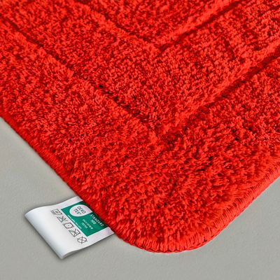 Badematte Atlantis in verschiedenen Farben & Größen Rot 70 x 120 cm