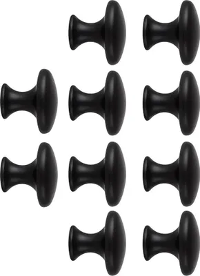 Obrázek produktu pro Ruhhy 25679 Nábytkové úchytky 30 mm, 10 ks černá