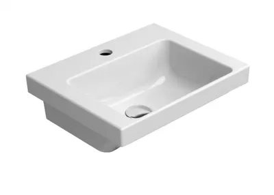 Immagine prodotto di Sapho GSI Norm - Lavabo 420x340 mm, senza sfioratore, con 1 foro per rubinetto, ExtraGlaze, bianco 8685111