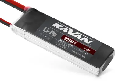 Produktbild von Kavan 2200mAh/7 4V 30/60C Modellbauakkus