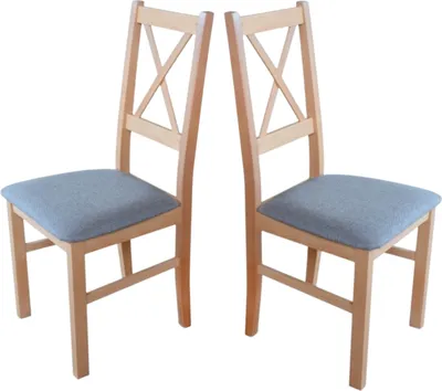 Image de LeafDesign Chaise de salle à manger en bois - Chaise en hêtre massif - Chaise salle à manger set de 2 - Chaise en bois - Set de 2 chaises de table "Nilo 10", hêtre naturel