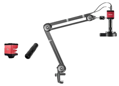 Immagine prodotto di Microscopio video, risoluzione 4K, zoom digitale, uscita HDMI e VGA a 1080P, ingrandimento 150x