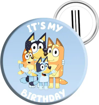 Image de série "Bluey" | Badge Ø 6cm