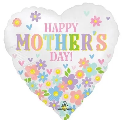 Obrázok produktu pre Fóliová balónik „Happy Mother's Day“ 46 cm – Anagram