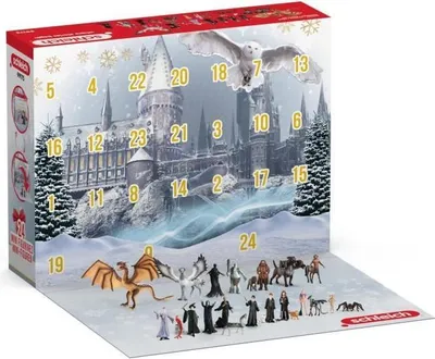Obrázek produktu pro Adventní kalendář Harry Potter, SCHLEICH 99175, hračky pro děti, Wizarding World, minifigurky