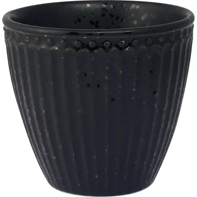 Produktbild von Greengate Latte Cup Tasse Alice Volcano Black (300ml)