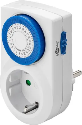 Obrázek produktu pro Goobay 59038, Denní časovač, Bílá, Otočné, 30 min, IP20, WEEE, GS: Süd