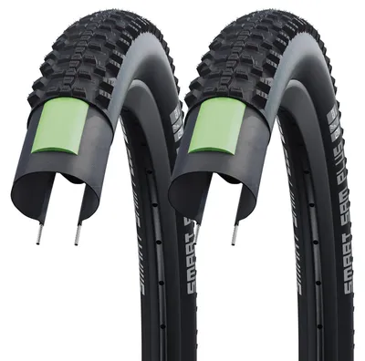 Produktbild von 2x Schwalbe Smart Sam Plus 60-406 GreenGuard Reflex E-Bike ready 50 20x2.35
