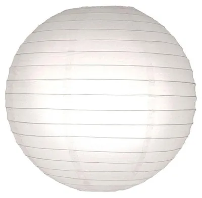 Obrázek produktu pro Lampion, 45 cm - Sada 10 bílých lampionů